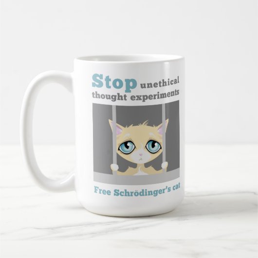 Freien Schrodingers Katze Kaffeetasse (Links)