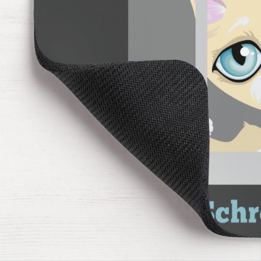 Freien Schrodingers Katze Mousepad (Ecke)