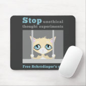 Freien Schrodingers Katze Mousepad (Mit Mouse)