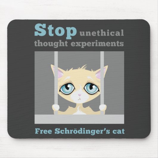 Freien Schrodingers Katze Mousepad (Vorne)