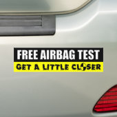 Freier Airbag-Test - erhalten Sie wenig naher Autoaufkleber (Auf Auto)