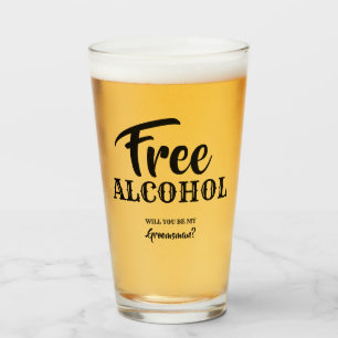 Freier Alkohol - Vorschlag für einen "Funny Trauze Glas
