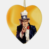 Freier Amerika-Uncle Sam Keramik Ornament (Rechts)