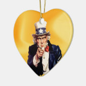 Freier Amerika-Uncle Sam Keramik Ornament (Links)