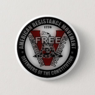 Freier amerikanischer Patriot-Knopf Button