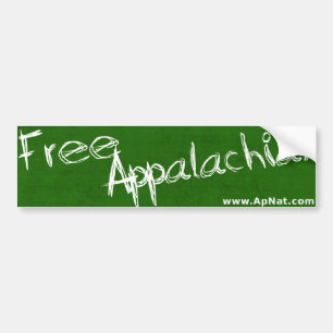 Freier Appalachia! Autoaufkleber