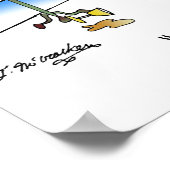 Freier Arbeitsplatz Poster (Ecke)