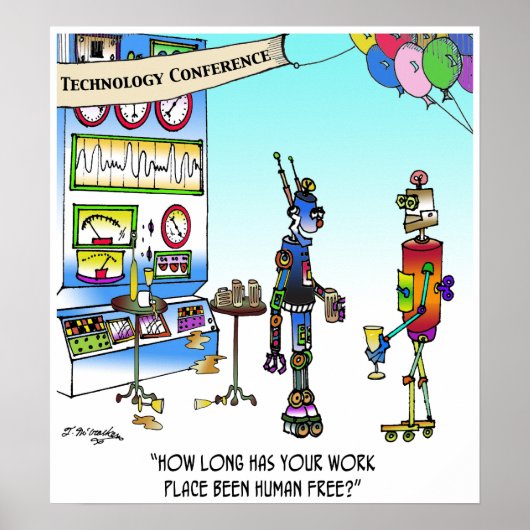 Freier Arbeitsplatz Poster (Vorne)