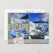 Freier Aufenthalt in der Alaska Postkarte (Vorne/Hinten)