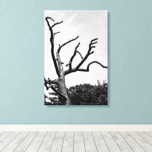 freier Baum Leinwanddruck (Insitu (Holzboden))