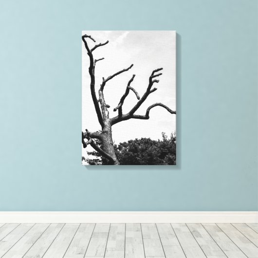 freier Baum Leinwanddruck (Insitu (Holzboden))