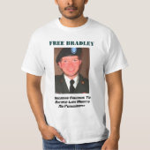 Freier Bradley, der Unisext bemannt T-Shirt (Vorderseite)