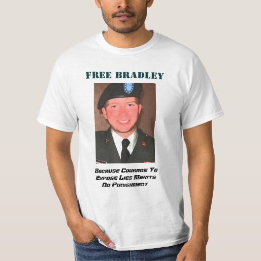 Freier Bradley, der Unisext bemannt T-Shirt (Vorderseite)