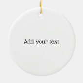 Freier Buchwald Digitale Kunstszene Personalisiert Keramik Ornament (Hinten)