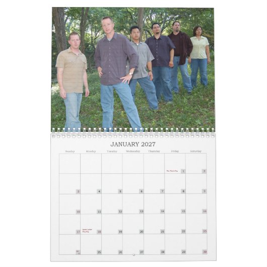Freier dauerhafter Kalender der Soul-2007 (Jan 2027)