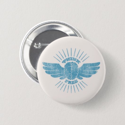 Freier Denker Button (Vorne & Hinten)