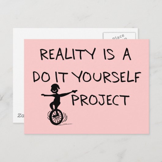 Freier Denker Postkarte (Vorne/Hinten)