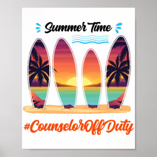 Freier Dienst Sommerzeit Ende des Schuljahres Poster