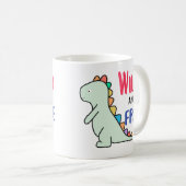 Freier Dino Kaffeetasse (VorderseiteRechts)