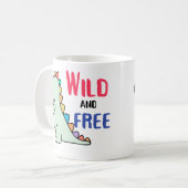 Freier Dino Kaffeetasse (Vorderseite Links)