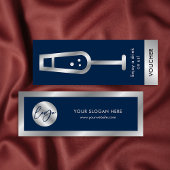 Freier Drink-Gutschein für das Blue & Silver Logo Mini Visitenkarte