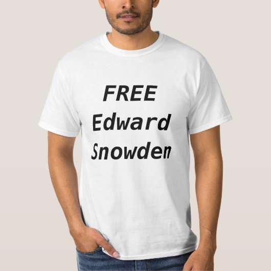 FREIER EDWARD SNOWDEN T-Shirt (Vorderseite)