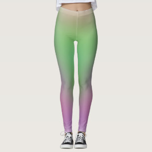 freier Farbverlauf auf extra großen Leggings
