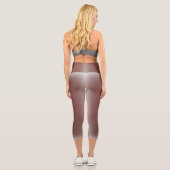 freier Farbverlauf auf extra großen Leggings (Rückseite)