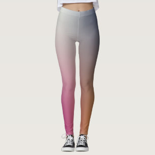 freier Farbverlauf auf extra großen Leggings