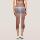 freier Farbverlauf auf extra großen Leggings (Rückseite)