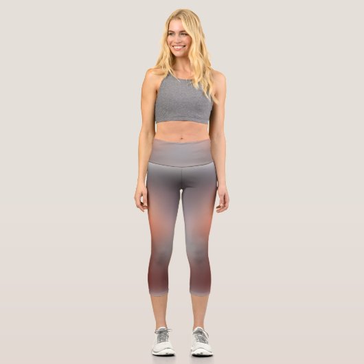 freier Farbverlauf auf extra großen Leggings (Vorderseite)