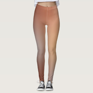 freier Farbverlauf auf extra großen Leggings