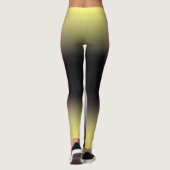 freier Farbverlauf auf extra großen Leggings (Rückseite)