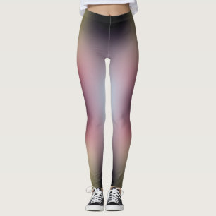 freier Farbverlauf auf extra großen Leggings