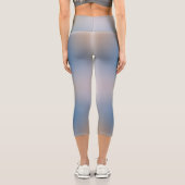 freier Farbverlauf auf extra großen Leggings (Rückseite)