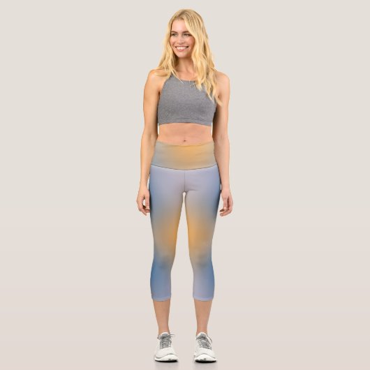 freier Farbverlauf auf extra großen Leggings (Vorderseite)