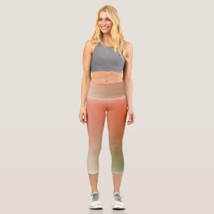freier Farbverlauf auf extra großen Leggings