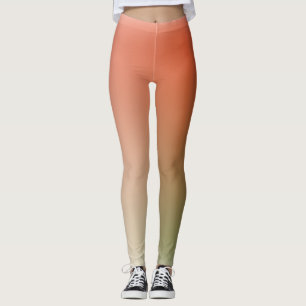 freier Farbverlauf auf extra großen Leggings