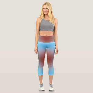 freier Farbverlauf auf extra großen Leggings