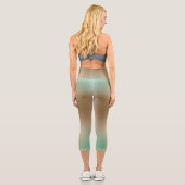 freier Farbverlauf auf extra großen Leggings (Rückseite)