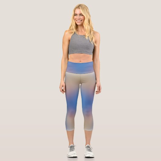freier Farbverlauf auf extra großen Leggings (Vorderseite)