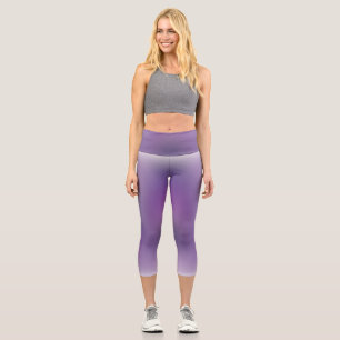freier Farbverlauf auf extra großen Yoga-Leggings Capri Leggings