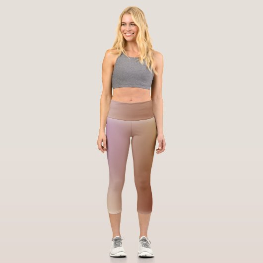 freier Farbverlauf auf extra großer Legging (Vorderseite)