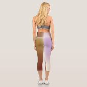 freier Farbverlauf auf extra großer Legging (Rückseite)