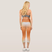 freier Farbverlauf auf extra großer Legging (Rückseite)