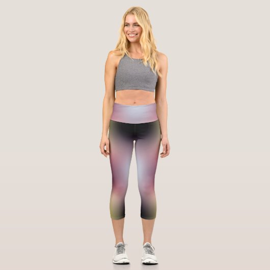 freier Farbverlauf auf extra großer Legging (Vorderseite)