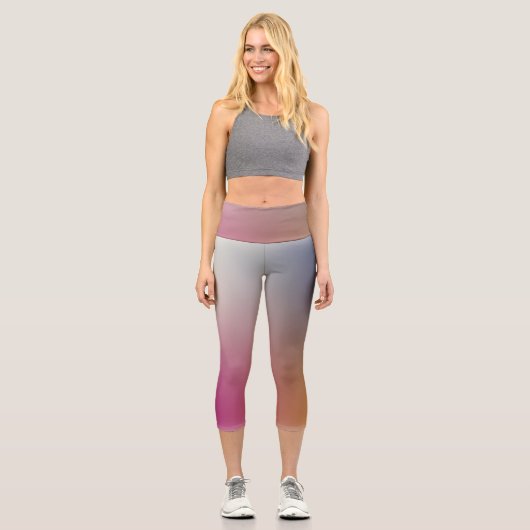 freier Farbverlauf auf extra großer Legging (Vorderseite)
