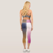 freier Farbverlauf auf extra großer Legging (Rückseite)