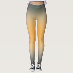 freier Farbverlauf auf extra großer Legging Leggings
