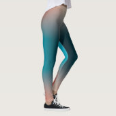 freier Farbverlauf auf extra großer Legging Leggings (Rechts)